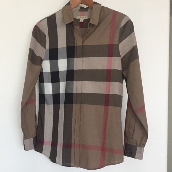 Burberry Brit check poplin shirt, size XS - Picture 2 of 8